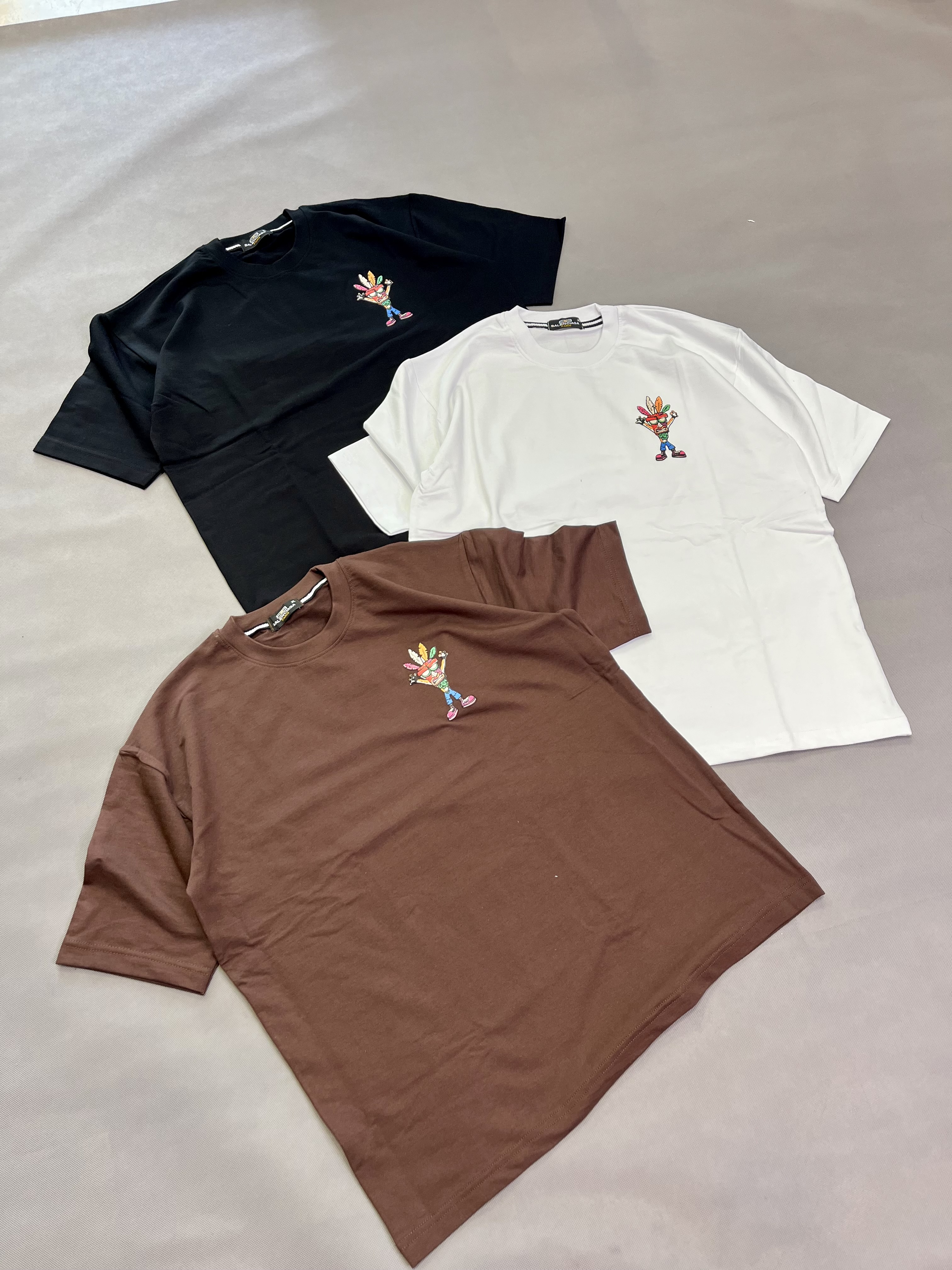 تیشرت مردانه ترند چاپ کراش چاپ پفکی