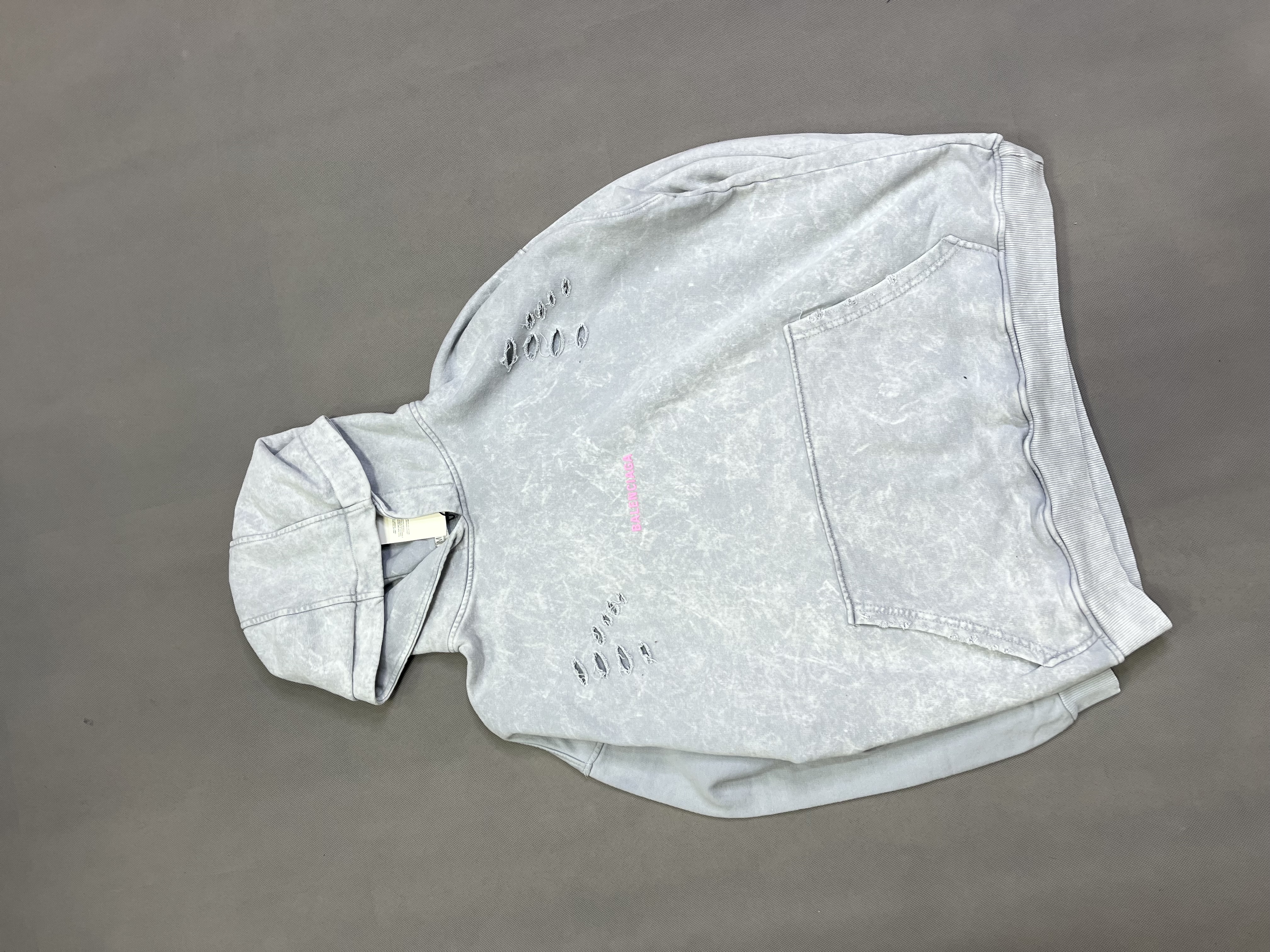 هودی مردانه و زنانه سنگشور طوسی سه نخ خارخورده